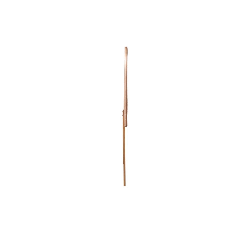 Natural Cane & Teak Wood Headboard with Curved Corners – Contemporary Style, Queen / King