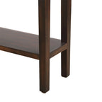 Blue / Brown / Navy Solid Wood Console Table with 4 Drawers & Lower Shelf – Rustic Style, Entryway Use