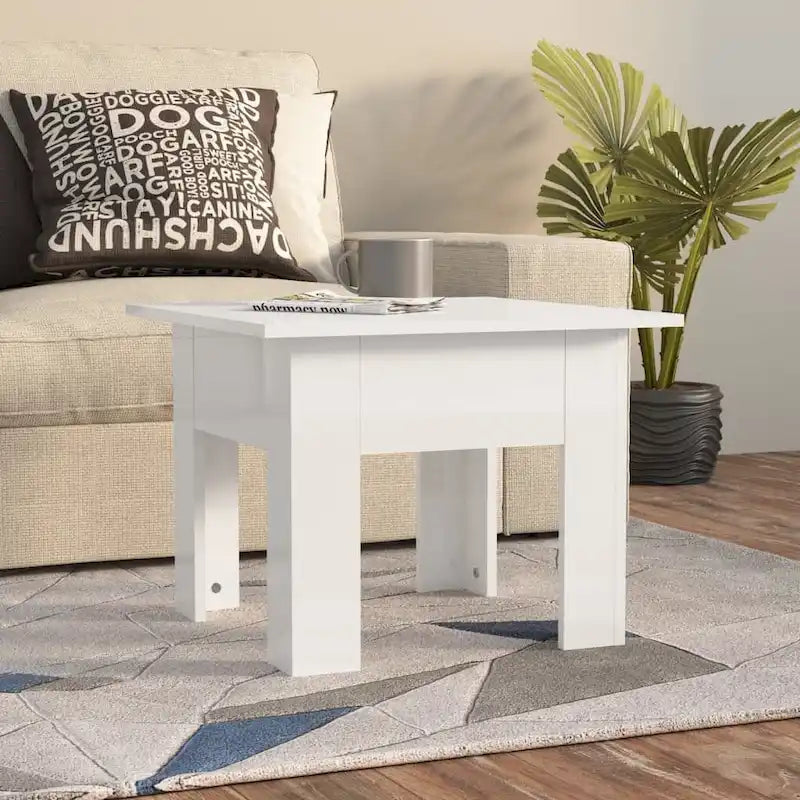 Sonoma Oak / Gray / White / Concrete Gray / Black Square Coffee Table – Modern Style, Living Room Use