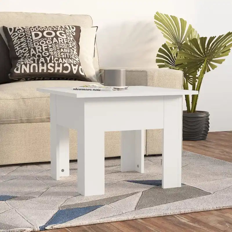 Sonoma Oak / Gray / White / Concrete Gray / Black Square Coffee Table – Modern Style, Living Room Use