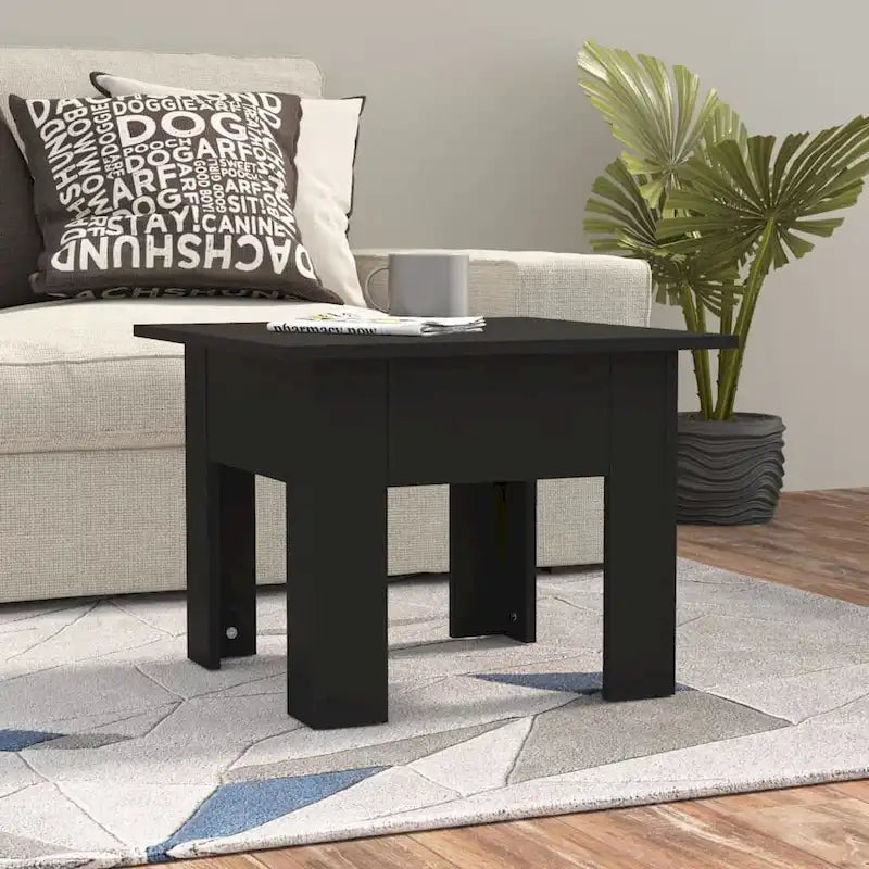 Sonoma Oak / Gray / White / Concrete Gray / Black Square Coffee Table – Modern Style, Living Room Use
