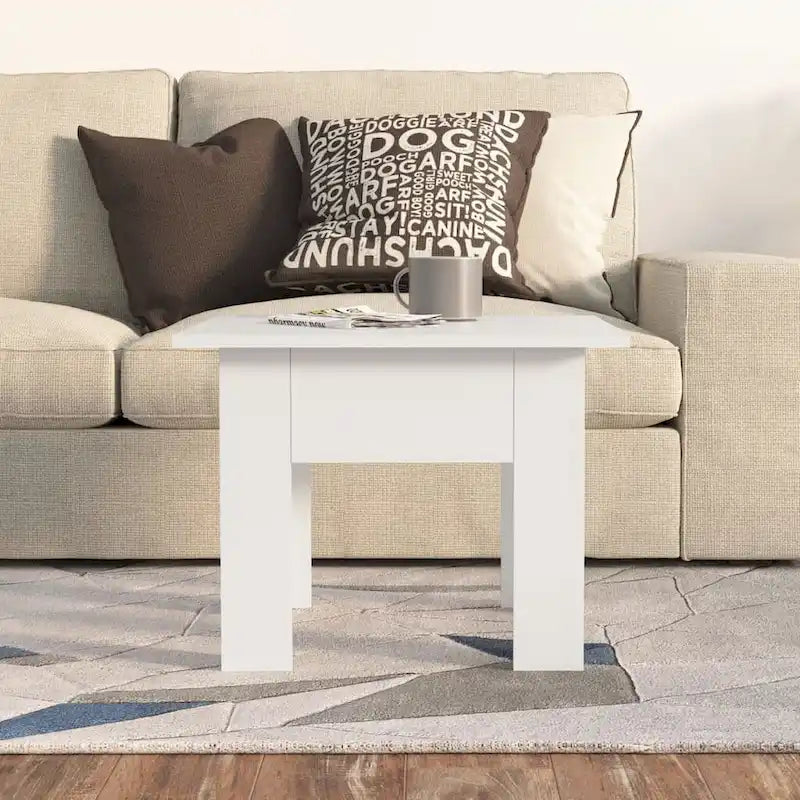 Sonoma Oak / Gray / White / Concrete Gray / Black Square Coffee Table – Modern Style, Living Room Use