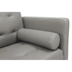 Grey / Yellow / Green / Blue / Black / Brown / Beige Convertible Futon Sofa Bed – Mid-Century Style, Seats 2