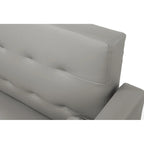 Grey / Yellow / Green / Blue / Black / Brown / Beige Convertible Futon Sofa Bed – Mid-Century Style, Seats 2