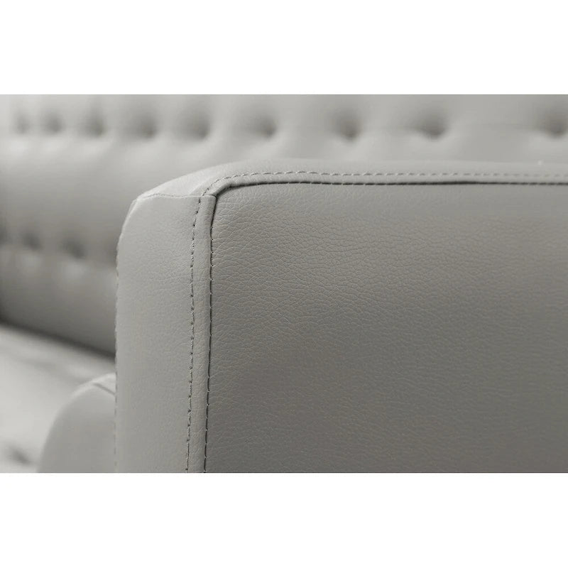 Grey / Yellow / Green / Blue / Black / Brown / Beige Convertible Futon Sofa Bed – Mid-Century Style, Seats 2