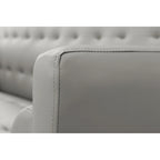 Grey / Yellow / Green / Blue / Black / Brown / Beige Convertible Futon Sofa Bed – Mid-Century Style, Seats 2