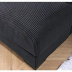 Green / Grey / Black / Beige Oversized Corduroy Chaise Lounge Sofa – Modern Style, Seats 1–2